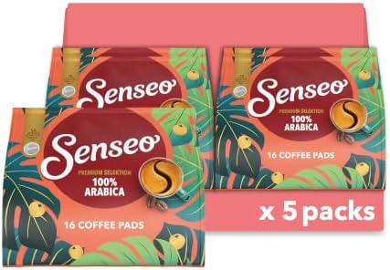 Senseo Pads Premium Selektion, 5 x 16 Getränke, 80 Kaffeepads (Verpackungsdesign kann abweichen)