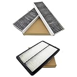 Engine and Cabin Air Filter Combo for Acura CL TL 3.2L 19992003, for Honda Accord 3.0L 19982002,