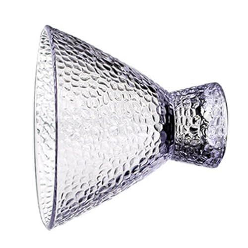 Zerodeko Bicchiere da Vino in Vetro Borosilicato Martini Decorativo Compatto Superficie Liscia Facile da per Feste e Uso Quotidiano