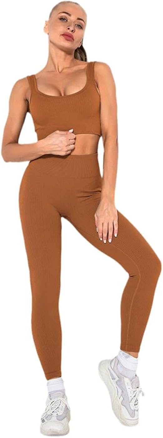 Damaibestcss Elastische Sport-Strumpfhose, Fitness, kurzärmelig