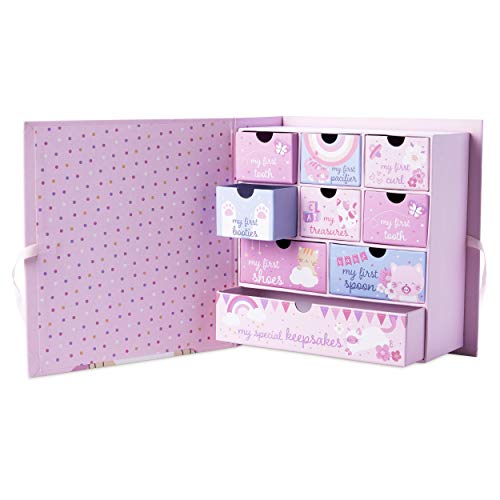 Baby Milestone Keepsake Storage Box: Track Treasured Memories - I Love You Cats