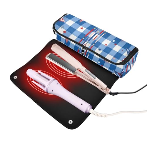 Bolsa de viaje para herramientas de cabello con protección térmica miniatura 2