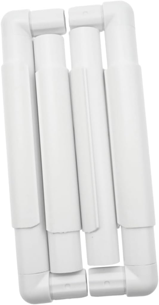 White Clip Embroidery Frame for Cross Stitch Needlepoint, 2 Sets