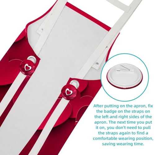Tablier de serveuse imperméable et résistant pour bar et bistrot