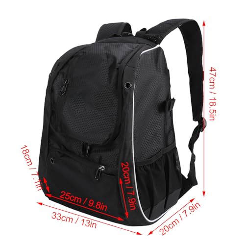 Sac à dos de baseball et de sport collectif avec zone chaussures et bretelles ajustables