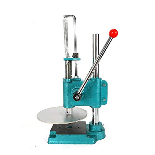 Eapmic Manual Pizza Pastry Press Machine, 9.5" Stainless Steel Commercial Pastry Maker Dough Press Machine Dough Sheeter for Puff Pastry, Roti Sheet, Chapati