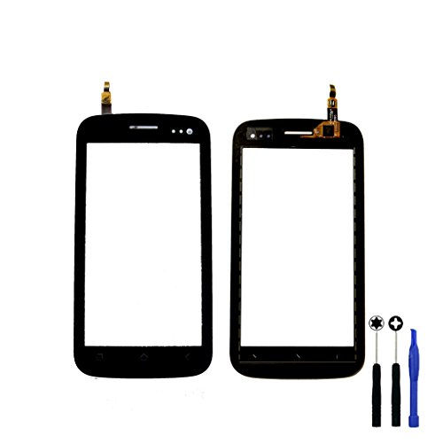 Zz-Shop - Vitre Ecran Tactile Touch Wiko Cink King Noir Avec Adhésif Pré-Installé