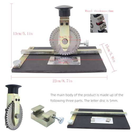 Máquina de Estampado Manual Aotuse | Grabadora de Placas Metálicas y Etiquetas para Perros y Gatos - Imagen 2