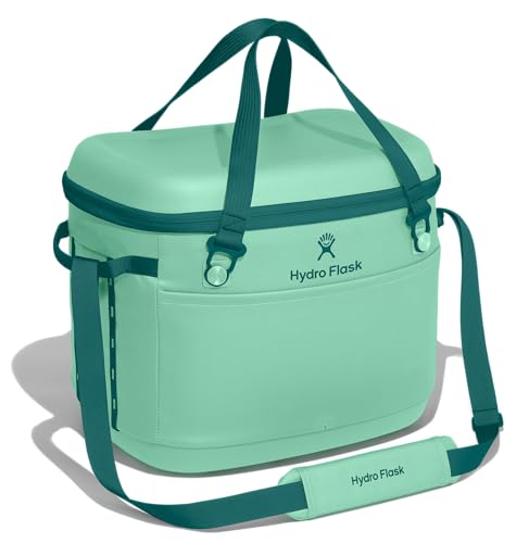 Image of Hydro Flask Carryout Cooler - Insulated Portable Soft Cooler - 30 L Capacity in Mermaid Green