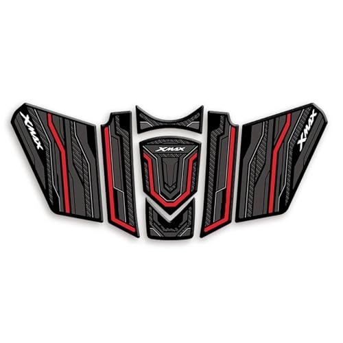 Autocollant Moto Imperméable XMAX300 Grip Réservoir Rouge