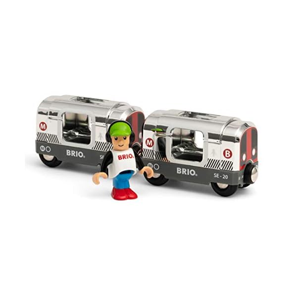 BRIO Bahn 33838 - Silberne U-Bahn (Special Edition 2020)