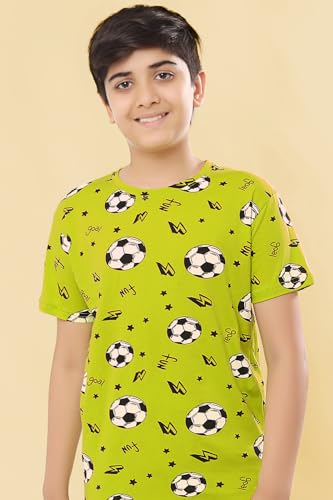 Image of Ninos Dreams Boys Cotton Coord Set /Boys Night Suit /Boys Loungewear /Boys Night Dress
