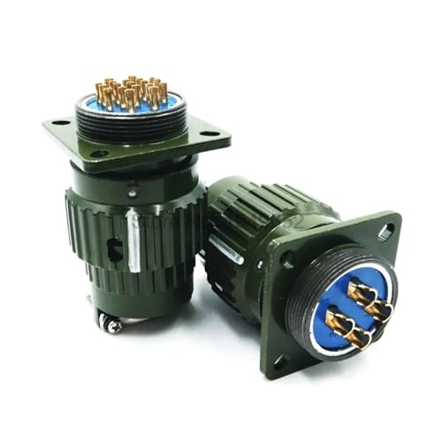 Conector circular Y28M de 24 pines para panel militar 3