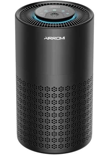 AIRROMI Air Purifier for Bedroom with HEPA 3-in-1 Filter, Pet