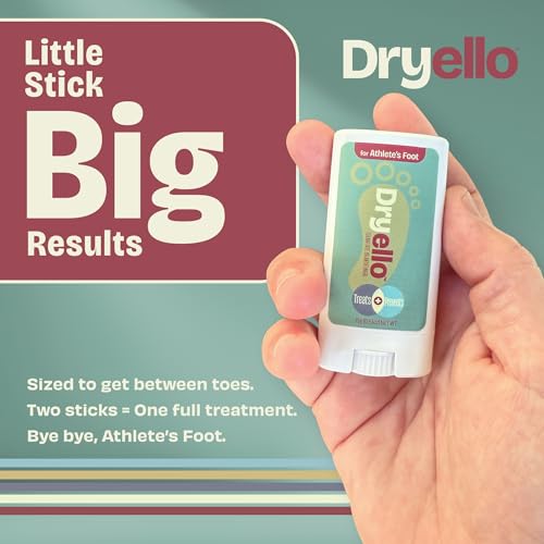 Athlete’s Foot Treatment Stick – Antifungal Stick for Athlete’s Foot, Tolnaftate 1%, Easy Glide-On No Mess Application – 2 Sticks Complete Treatment - Image 3