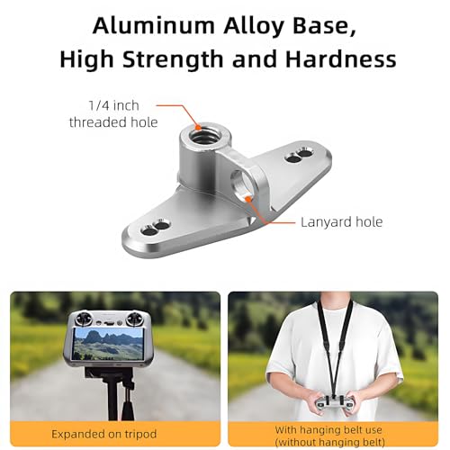ZWLLKJGS Bike Mount Adapter Compatible With RC 2 Remote Controller for DJI Air 3 / Mini 4 Pro/DJI Mini 3 / Mini 3 Pro Tripod Mount Necklace Adapter Bike Base Accessories - Image 2