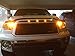 Oznium Brightest Light Bolt - Flush Mount 12V LED Light for Bumper, Grille, Cars Interior, Dash, Ambient Lighting, Motorcycle w/Sleek Aluminum Housing & Screw Nut (11 mm Black, Amber LED)