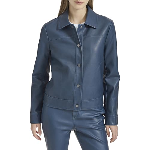 Andrew Marc Women's Faux Leather Jacket2