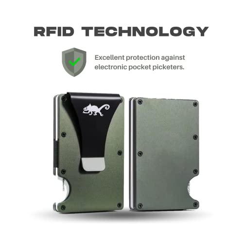 RFID Slim Wallet – Minimalist Design with Money Clip, 15 Card Slots, Metal Credit Card Holder – Lightweight, Compact, and Secure for High-End Convenience in Elegance (Blue)3