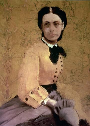 Imprimé Sur Toile Portrait de la princesse Pauline de Metternich par Edgar Degas 60x90cm