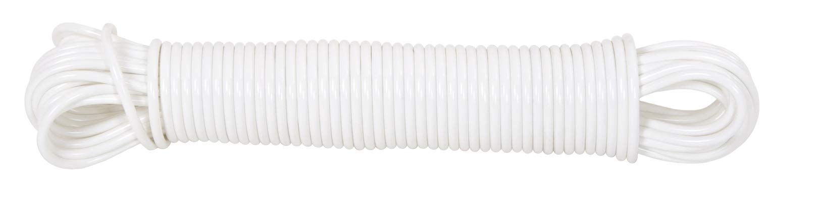 25M Extra Strong Steel Core Washing Line 3.5mm thickness Indoor/Outdoor use - Assorted Colours (White)