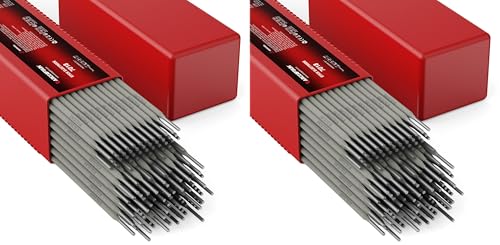 Image of ARCCAPTAIN E7018 Welding Rod 1 /8'' 10LB Low Hydrogen Carbon Steel Welding Sticks Electrodes, Welding Rods ARC Welding Equipment (Pack of 2)