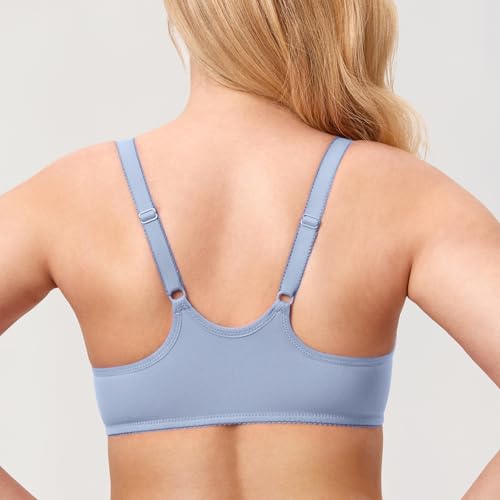 Image of DELIMIRA Women's Front Closure Racerback Plus Size Bra | Full Coverage, Supportive, Underwire, Plunge, No Padding Unlined