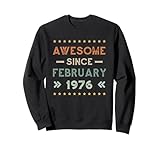 Photo Gallery awesome since february 1976 birthday design felpa Photo Gallery awesome since february 1976 birthday design felpa