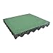 Rubber-Cal "Eco-Safety" Interlocking Playground Tiles - 2.50 x 19.5 x 19.5 Inch - 16 Pack - 42.25 Square Feet Coverage - Green