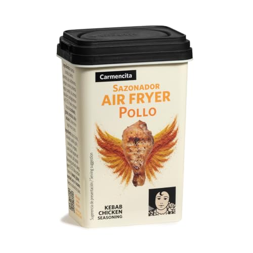 Carmencita Air Fryer Pollo Kebap, Envase Lata con Dosificador, 100g