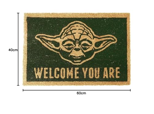 Star Wars Yoda Doormat, Multi-Colour, 40 x 60 cm