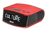 🌟 Les points forts : AKOR - Radio-RÉVEIL FM/Dab+ ET USB DE Charge - Rouge - - AKOR - Rouge
