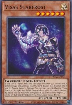 Visas Starfrost STAS-ENS019 Common Englisch Boosterfrisch 1. Auflage - 2-Player Starter Set - mit ReCollectibles-Versandschutz - für Yu-Gi-Oh!