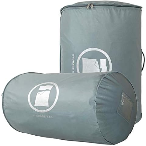 Goal Winners Breathable Duvet Bedding Storage Bag Bedding, Quilt & Clothing Storage Bags Fits Single, Double, Queen, King & Super King Size Duvet Storage Bags - 3 Pack (Grey, King/Super King) Cover