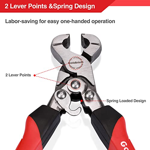 Goldblatt G02009 Pro Compound Tile Nippers 9 Inch - Shapping Plier thumb #2