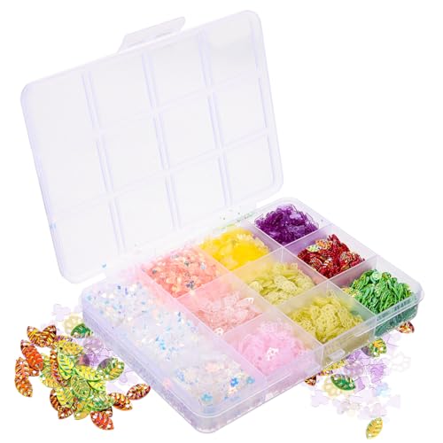 FOMIYES Body Nails Sequins Iridescent Glitter Set Makeup Supplies Manicure Decor