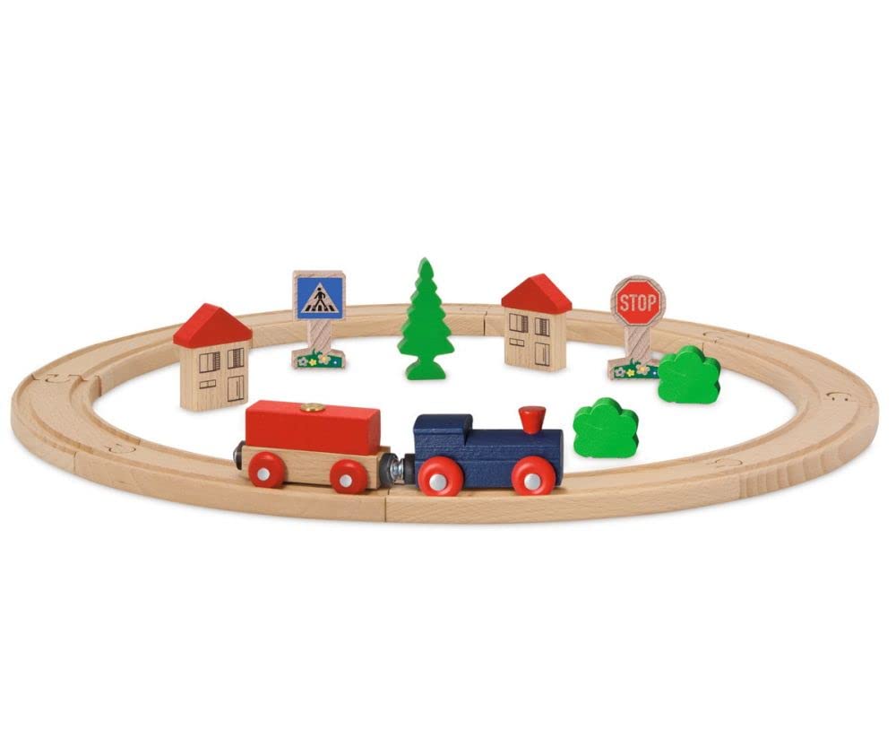 Höfler Rundbahn Avec Aufziehlok Jouets en Tôle Train Avec Rails (3