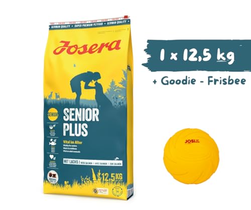 Josera - Hundefutter - Josera Exclusive SeniorPlus - Trockenfutter 12,5 KG + Goodie Frisbee - Trockenfutter für ältere Hunde