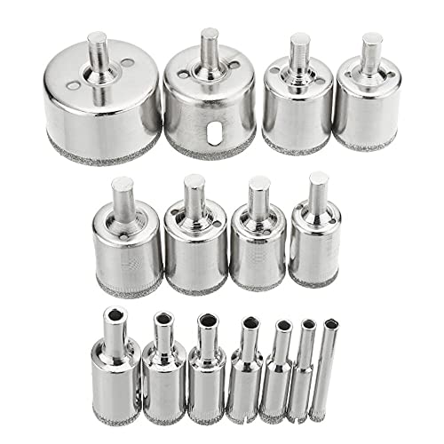 Juego de 15 brocas diamante para taladro 6-50 mm miniatura 3