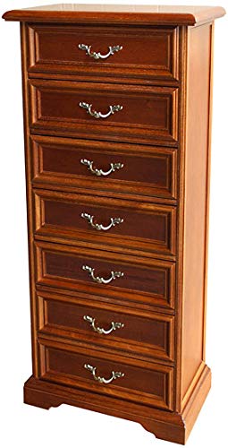 Amazon｜イタリア 家具 チェスト 7段 7引出 52.5cm幅 804 完成品 