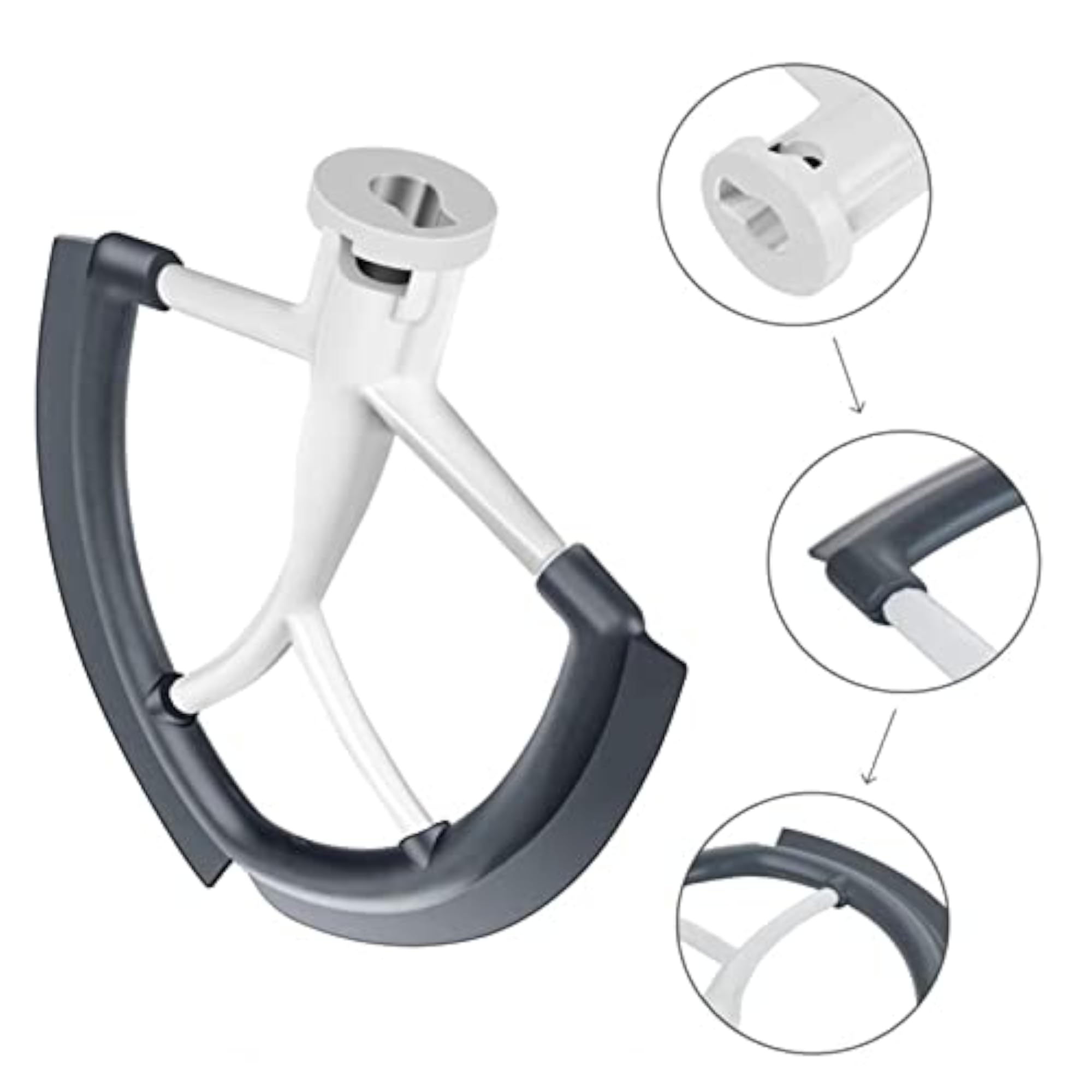 Flex Edge Beater for KitchenAid Bowl-Lift Stand Mixer - 6 Quart