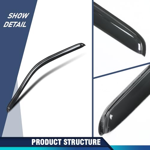 Image of PIT66 in-Channel Vent Window Visors 4pcs
