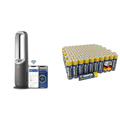Philips Air Performer 3-in-1: Luftreiniger & VARTA Batterien AA, 100 Stück, Industrial Pro, Alkaline Batterie, 1,5V, Vorratspack in umweltschonender Verpackung, Made in Germany [Exklusiv bei Amazon]
