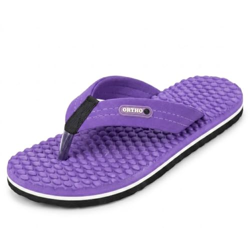 Image of ORTHO JOY House Slipper for Women's Care | Orthopaedic | Diabetic | Acupressure | Comfortable | MCR | Flip Flop Ladies and Girl's Home for Daily Use