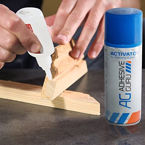 Ag Adhesive Guru AG210 Adhesive Guru Ca Glue Accelerator Spray (3.38 Fl Oz) Aerosol Activator thumb #5