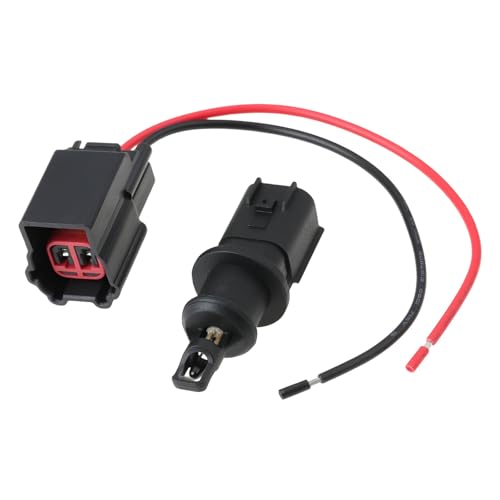 Briny River Sensor de temperatura del aire de admisión de coche de 2 pines 4606487AB 4606487AA compatible con Chrysler compatible con Jeep con conector