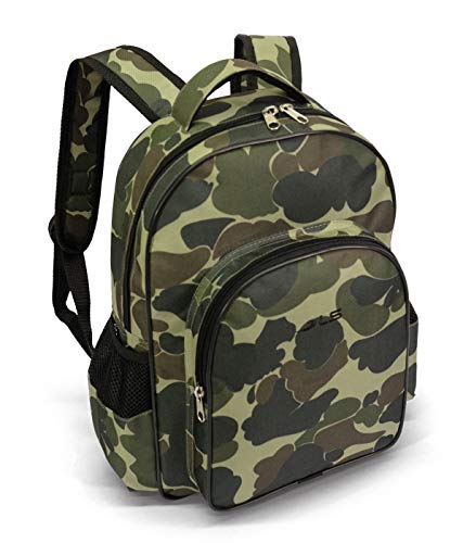 Mochila Masculina 4 divisões LS MO4141 estampa camuflado