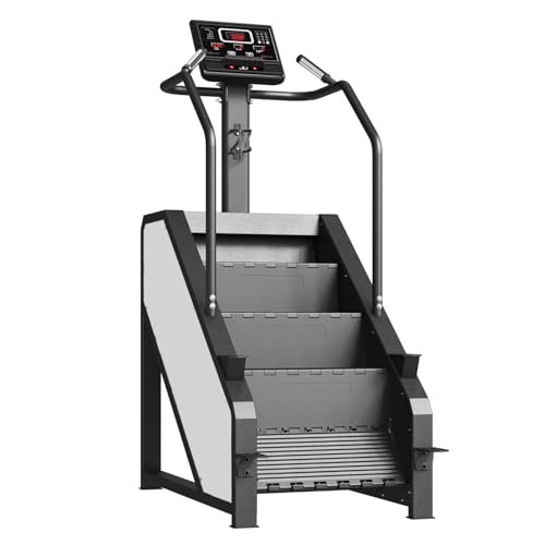 Commercial-Grade Stair Stepper Machine with LED Screen – 15 Resistance