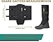 QOGIR Snake Gaiters for Hunting: Durable Snake Guards, Snake Gaiter Leggings for Men & Women, Snake Bite Protection for Lower Legs, Snake Proof Gaiters with Adjustable Size(Black)