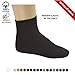SOK 100% Cotton Ankle Socks Men's Dark Blue 3-pack Thin - shoe size: 9-10